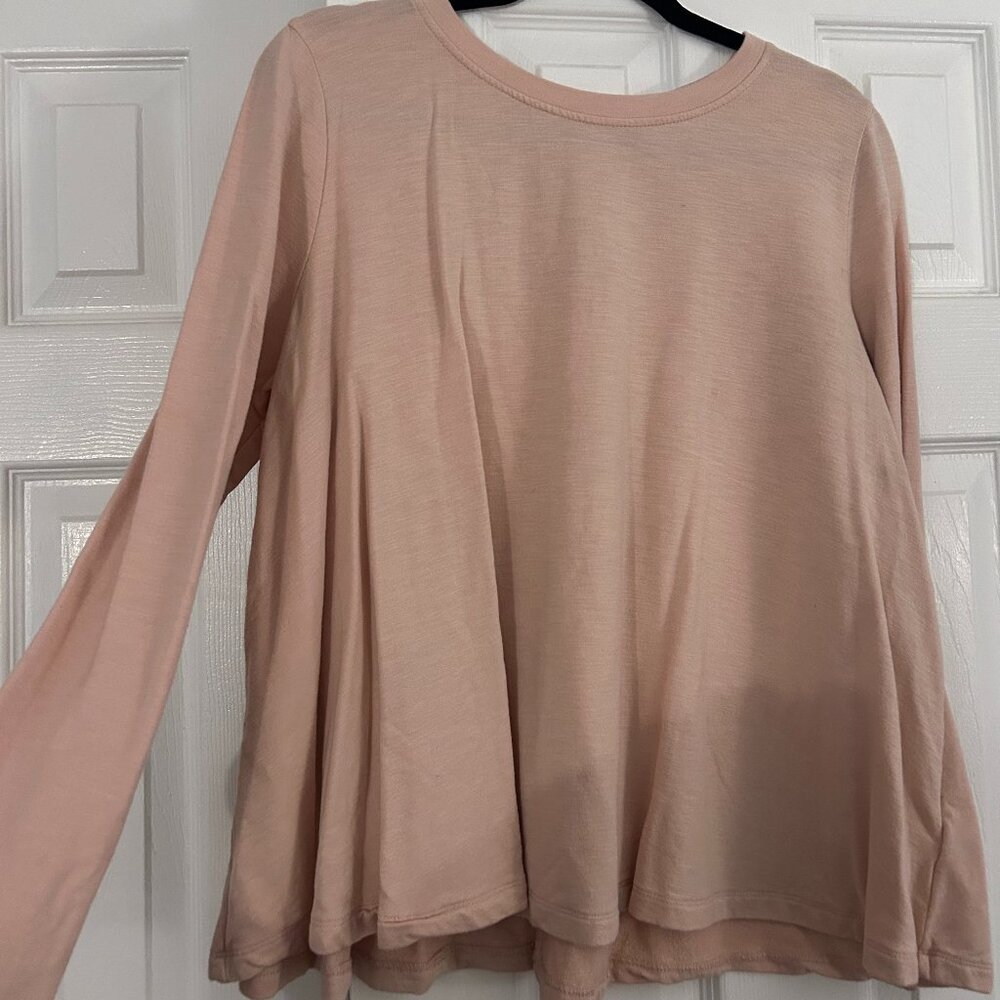 Pink Long Sleeve Top